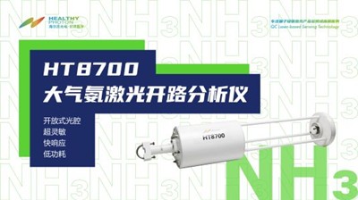 产品升级 | HT8700大气氨激光开路分析仪降雨传感&镜片加热功能
